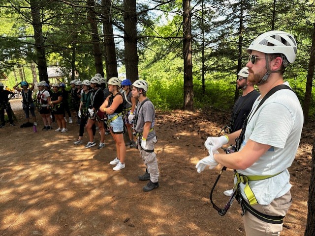 Britz Lab Group Outing - Ziplining!