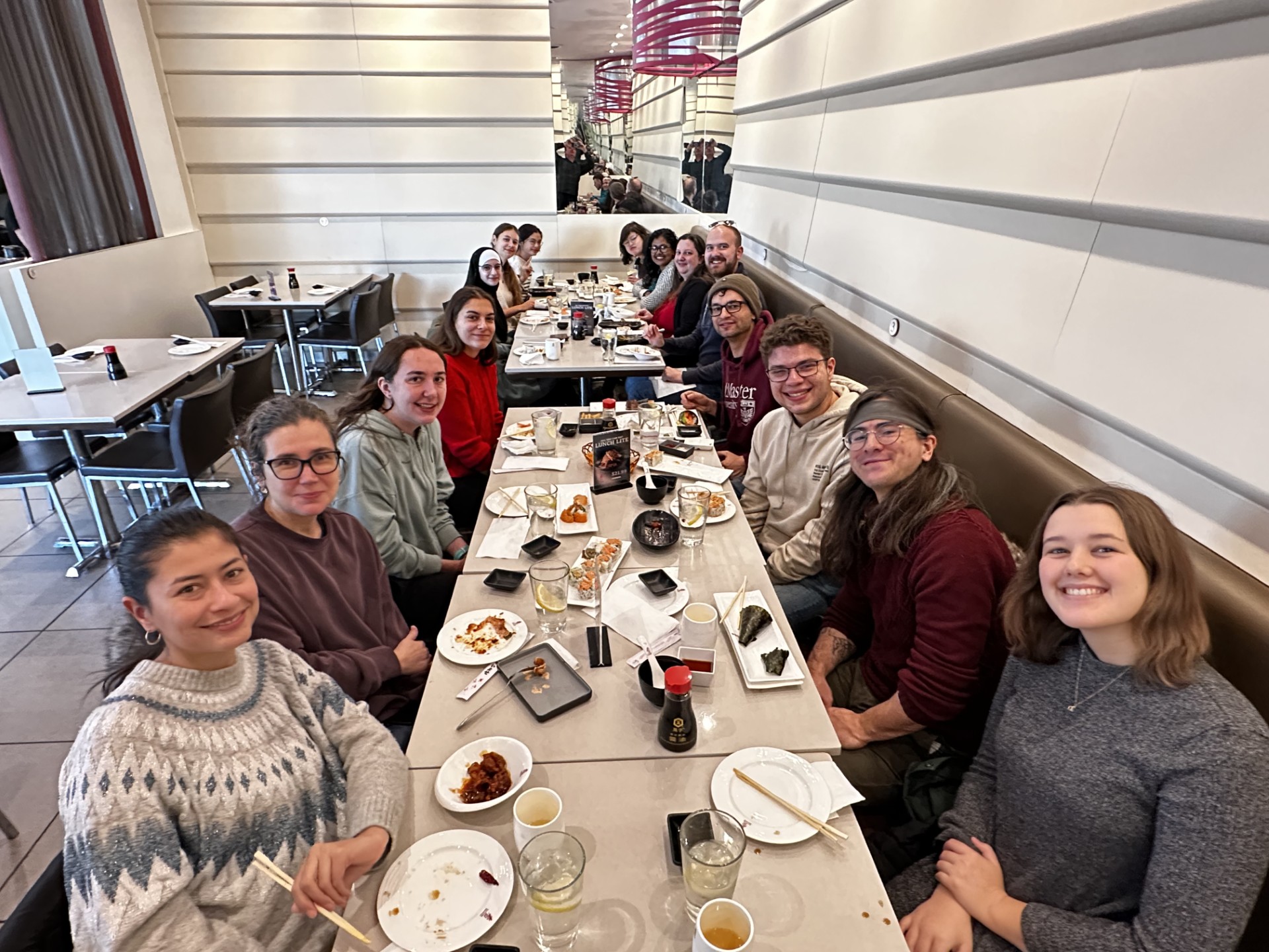 Britz Lab Sushi Outing